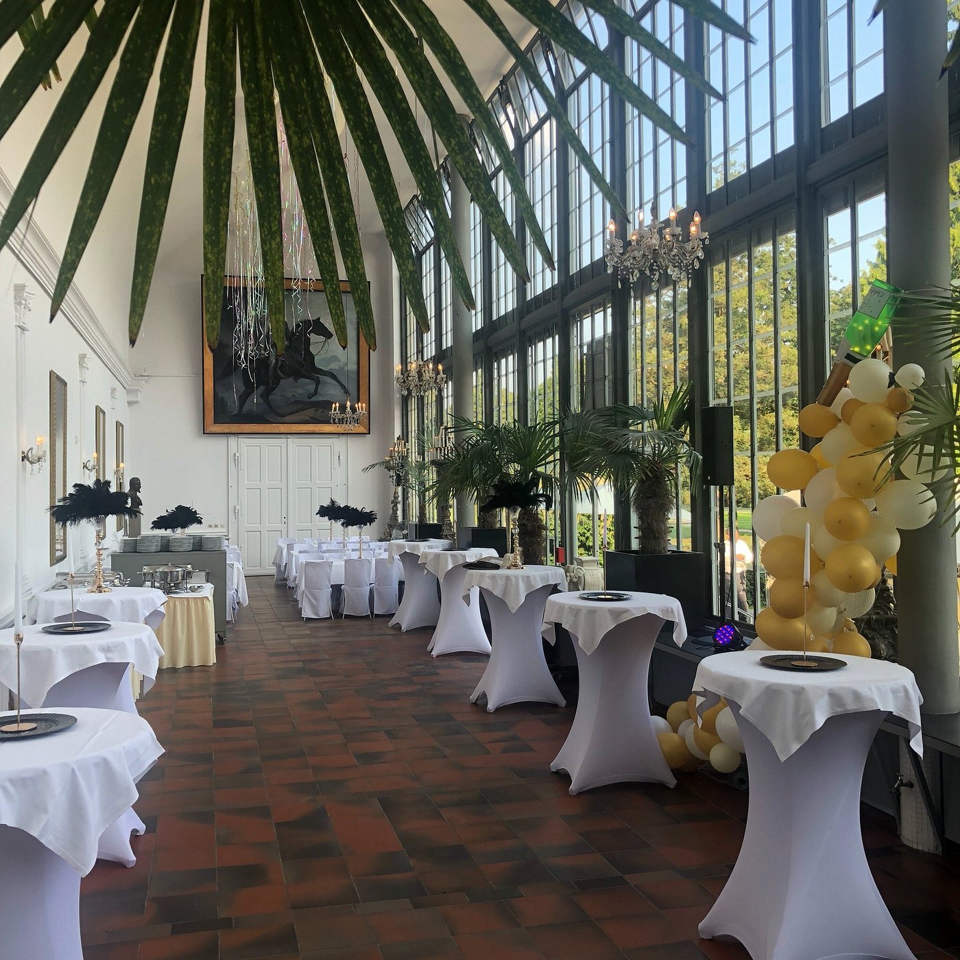 Service im Palmenhaus